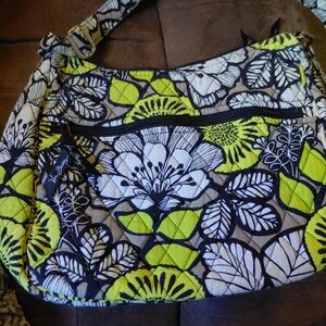 Floral Quilted Shoulder Bag